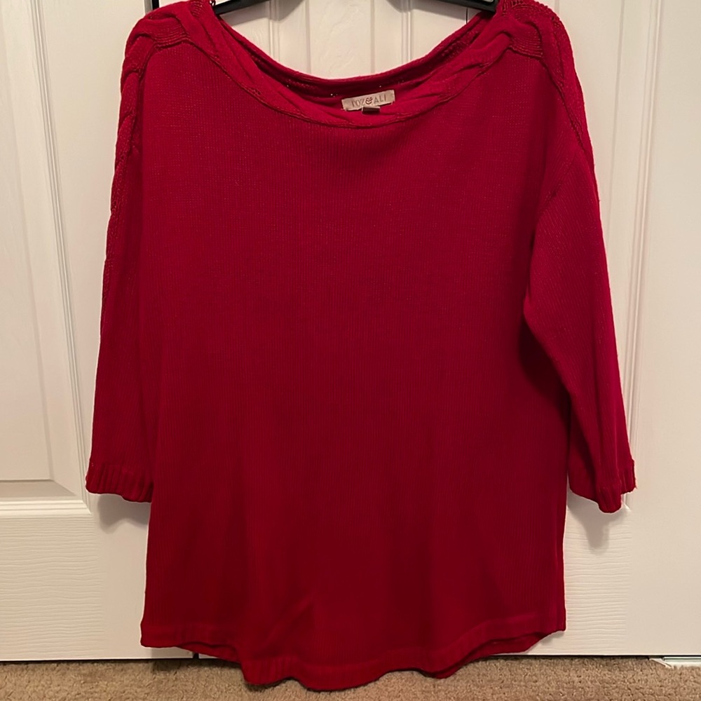 Red Roz & Ali sweater